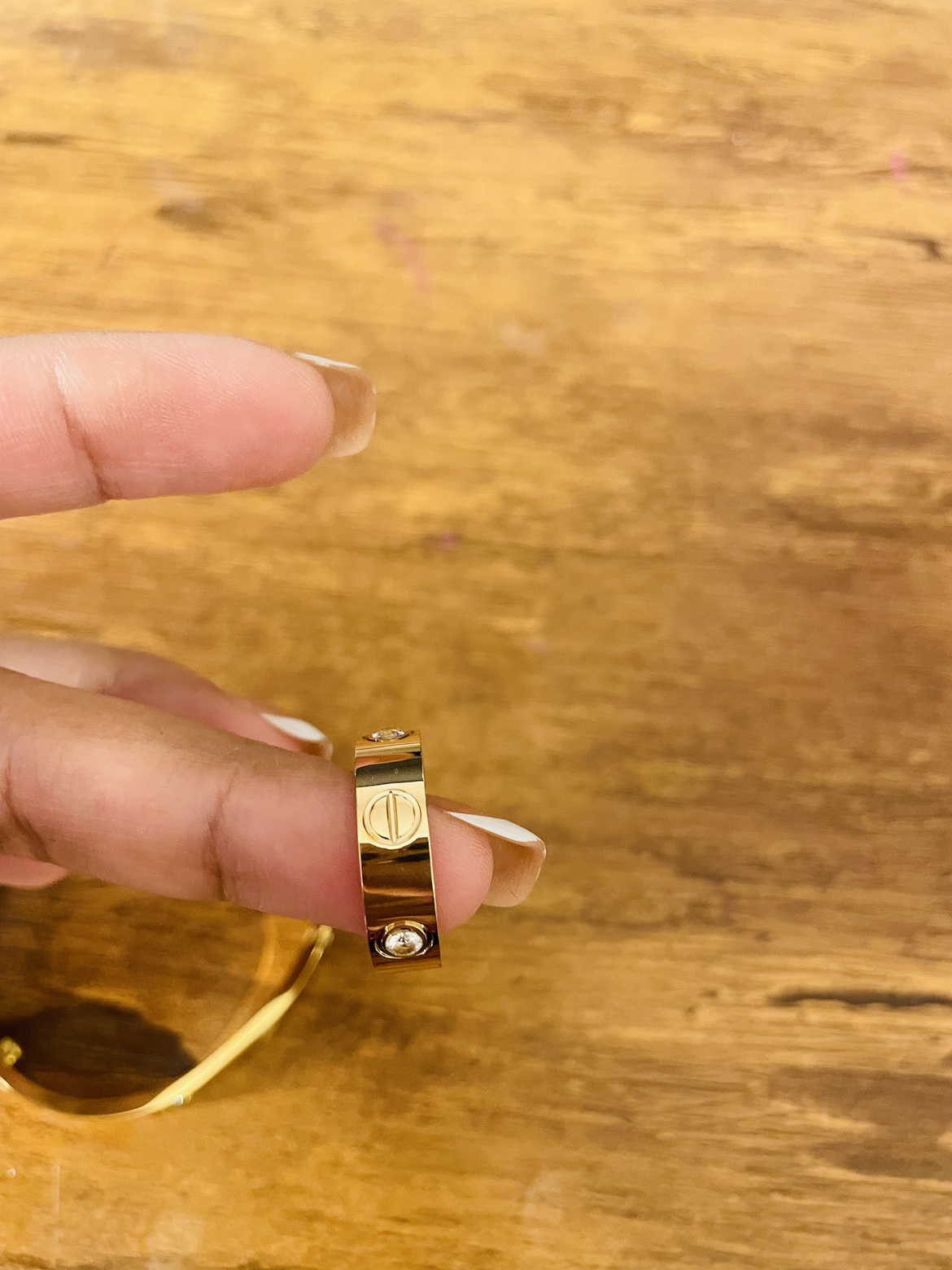 Inspired ring.