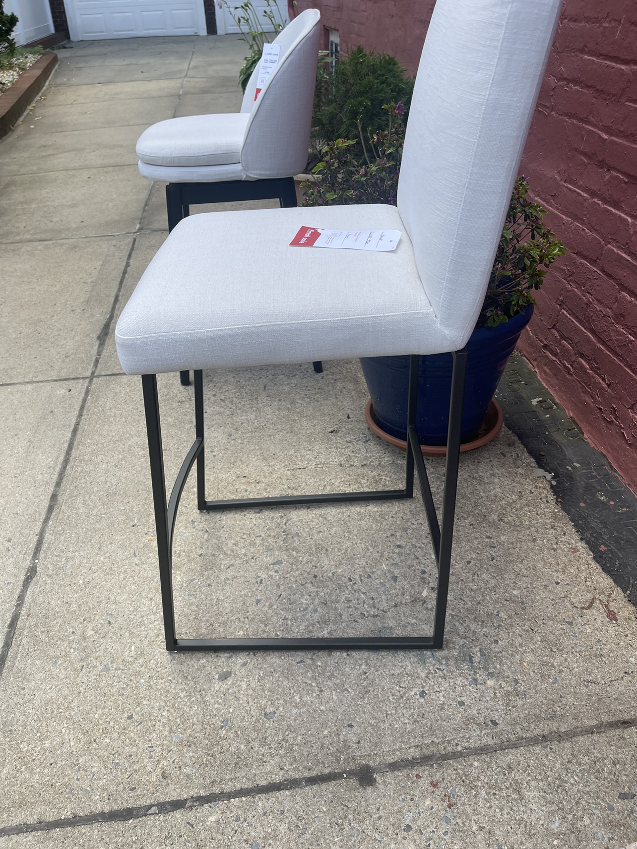 For sale 1 beautiful chair-stool west elm