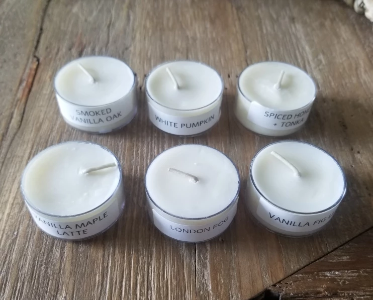 NATURA SOY Tealights - 6 pack 100% Natural Candles image indicator(3)