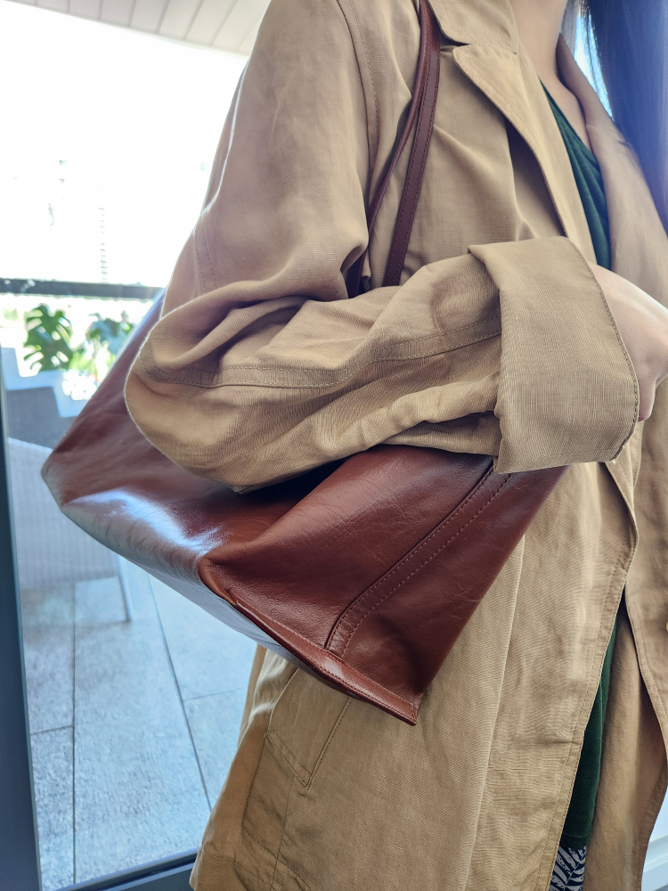 Jil Sander Brown Tote - photo 3