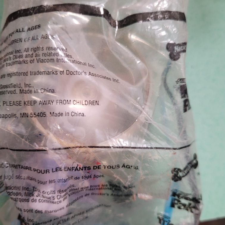 blues clues periwinkle vintage subway toy brand new sealed image indicator(3)