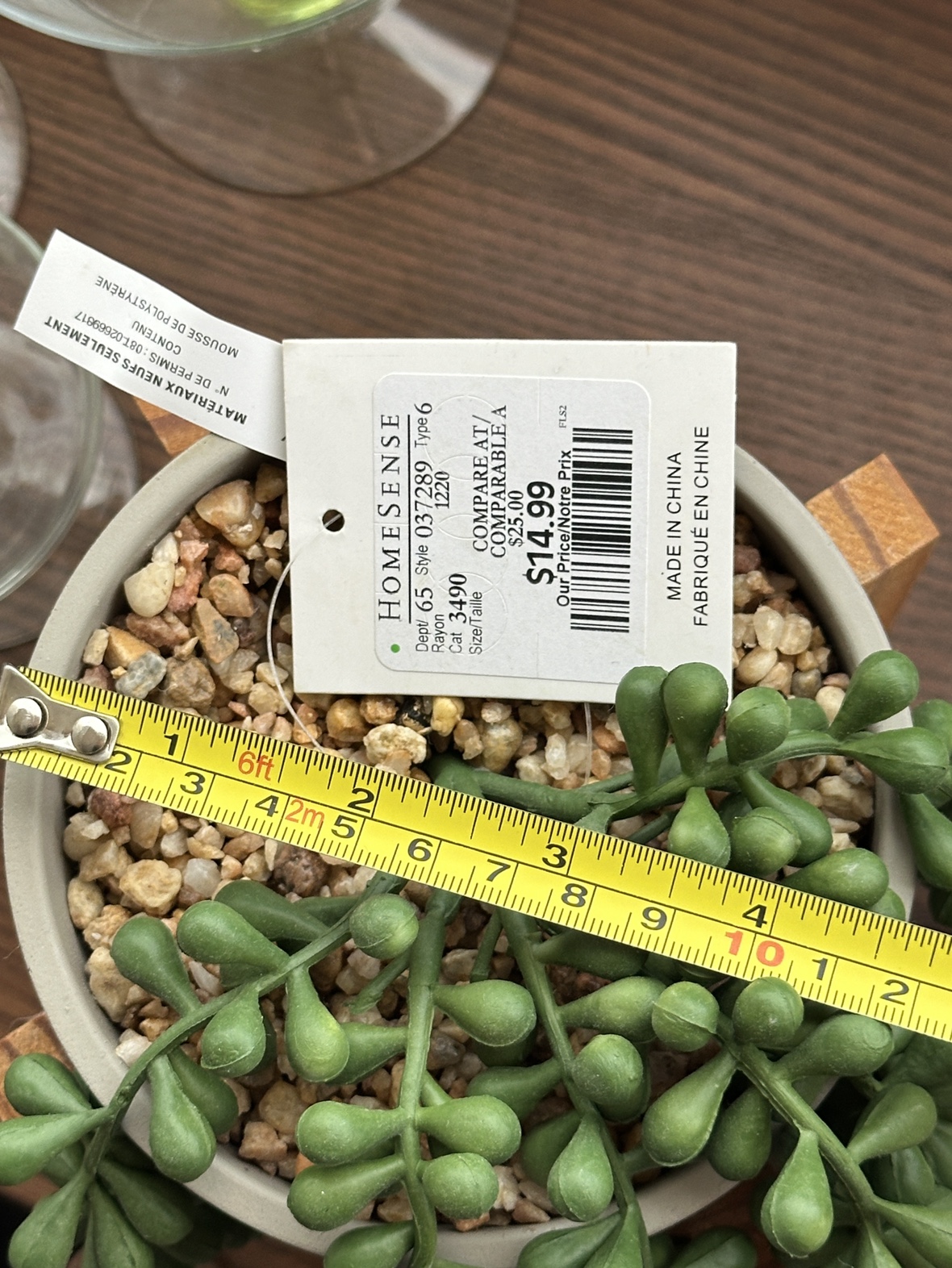 <New> Artificial plant with pot - photo 3