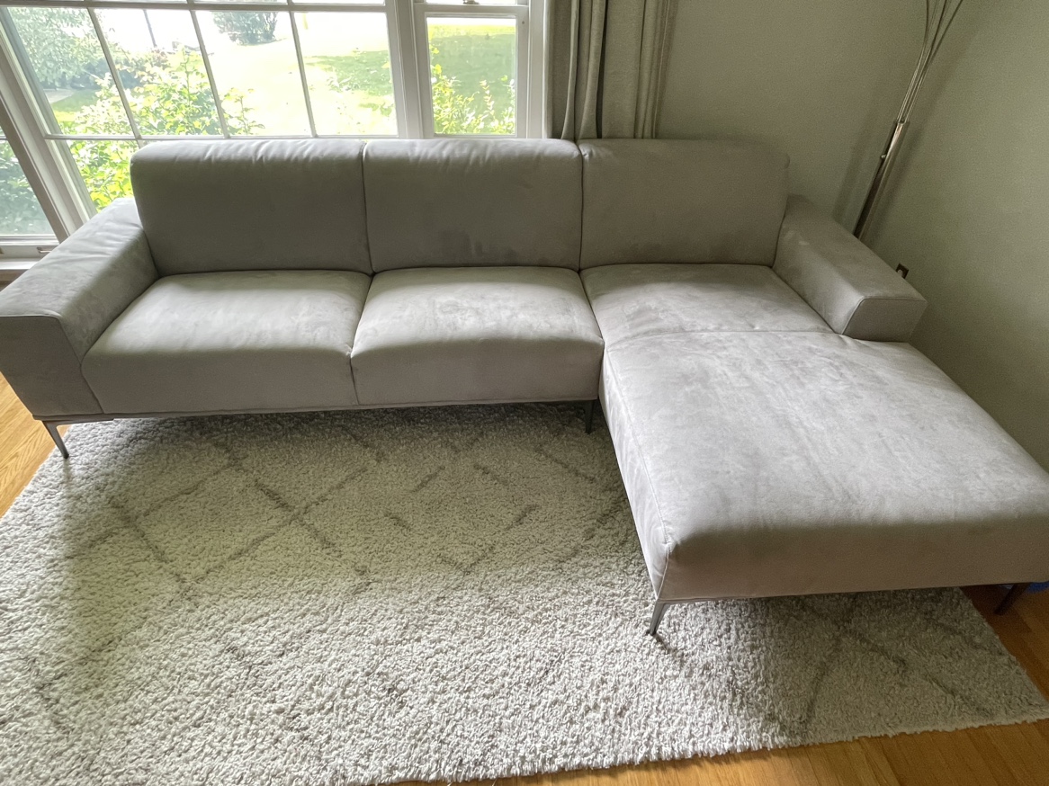 Moving Sale/ Brent Sectional with Wide Track Arms (sofa / couch) - photo 2