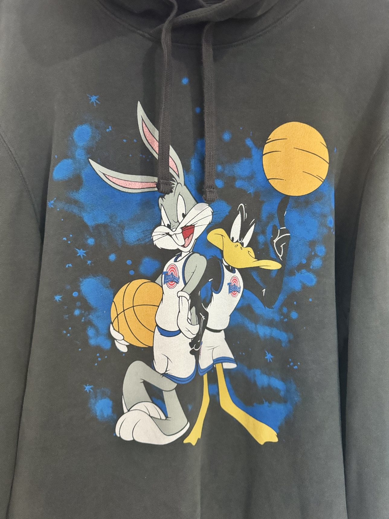 Tailgate Space Jam Washed Grey Hoodie (Medium) image indicator(2)
