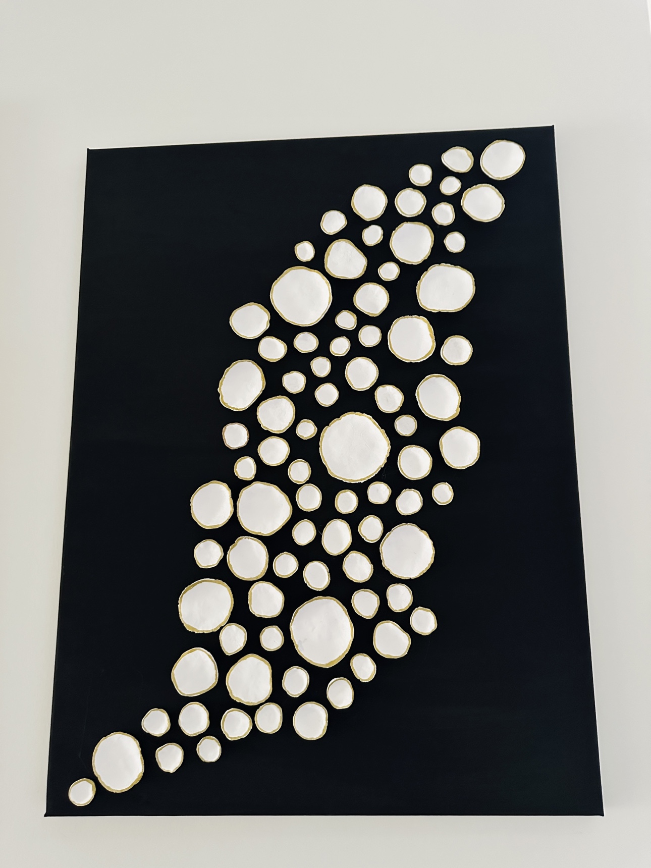 Beautiful 3D canvas art in black and white