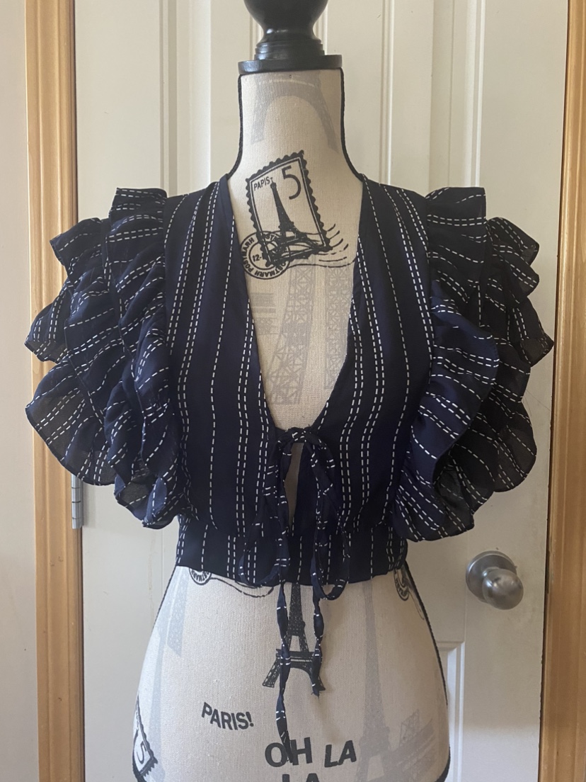 Crop top with ruffles. - photo 4