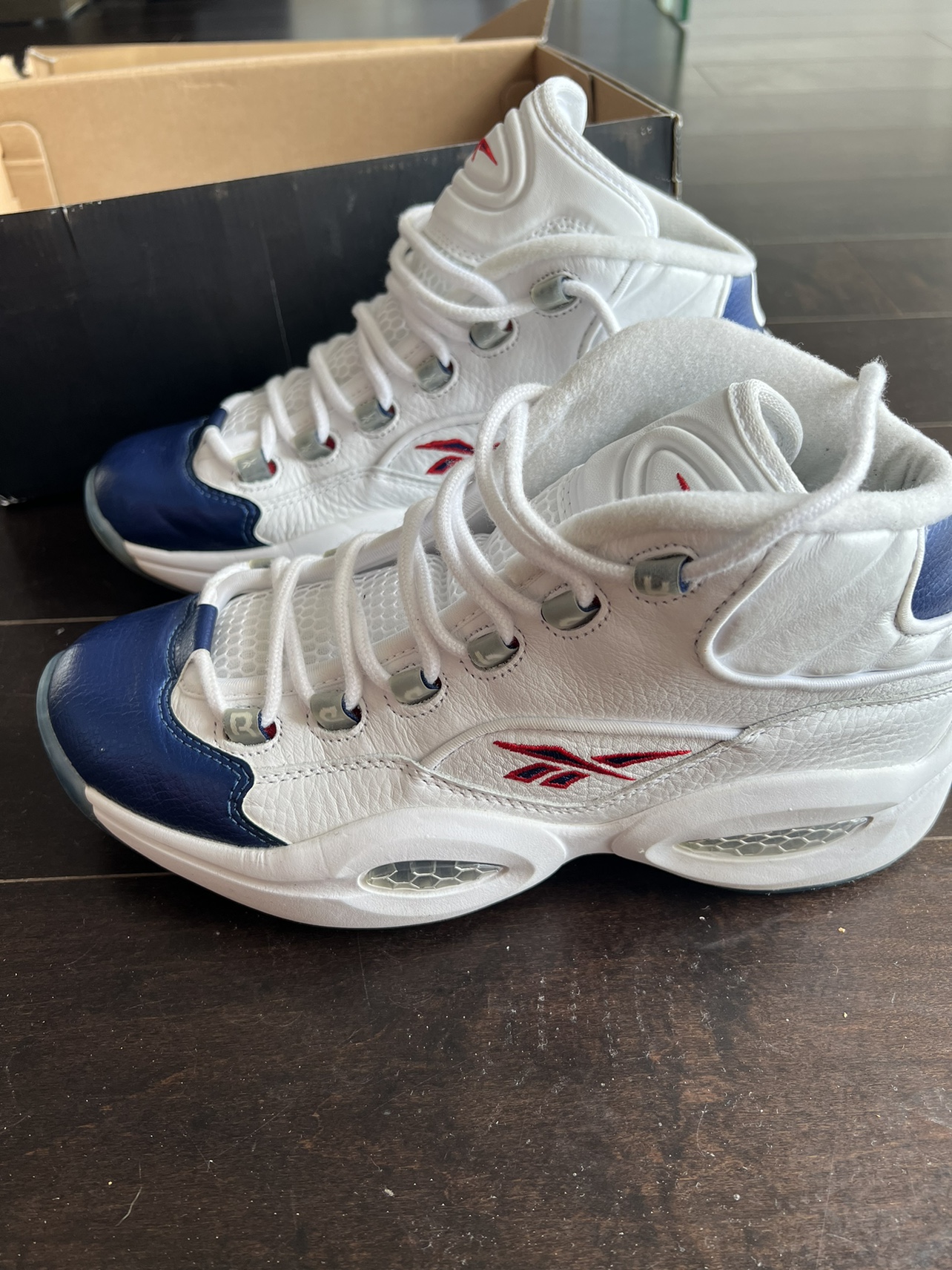 Reebok Question Mid Blue Toe thumbnail