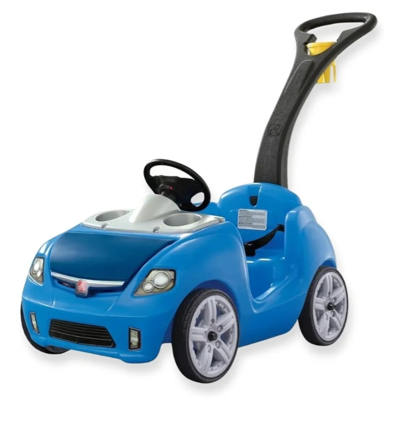 Blue push ride-on car for toddlers. Move sale!