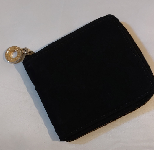 Nine West Navy Blue Bifold Wallet with Zipper thumbnail