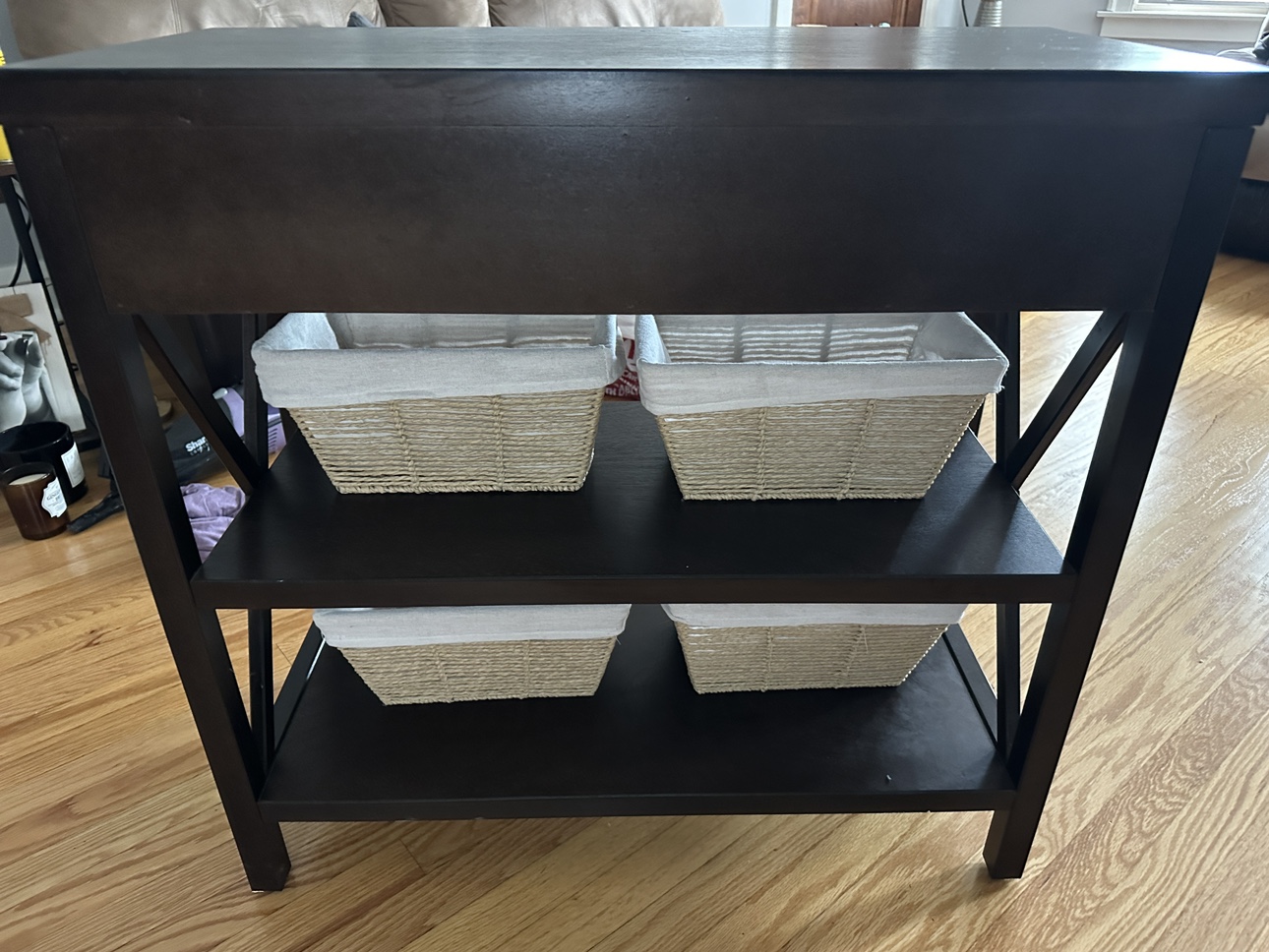 Table console with Baskets - photo 4
