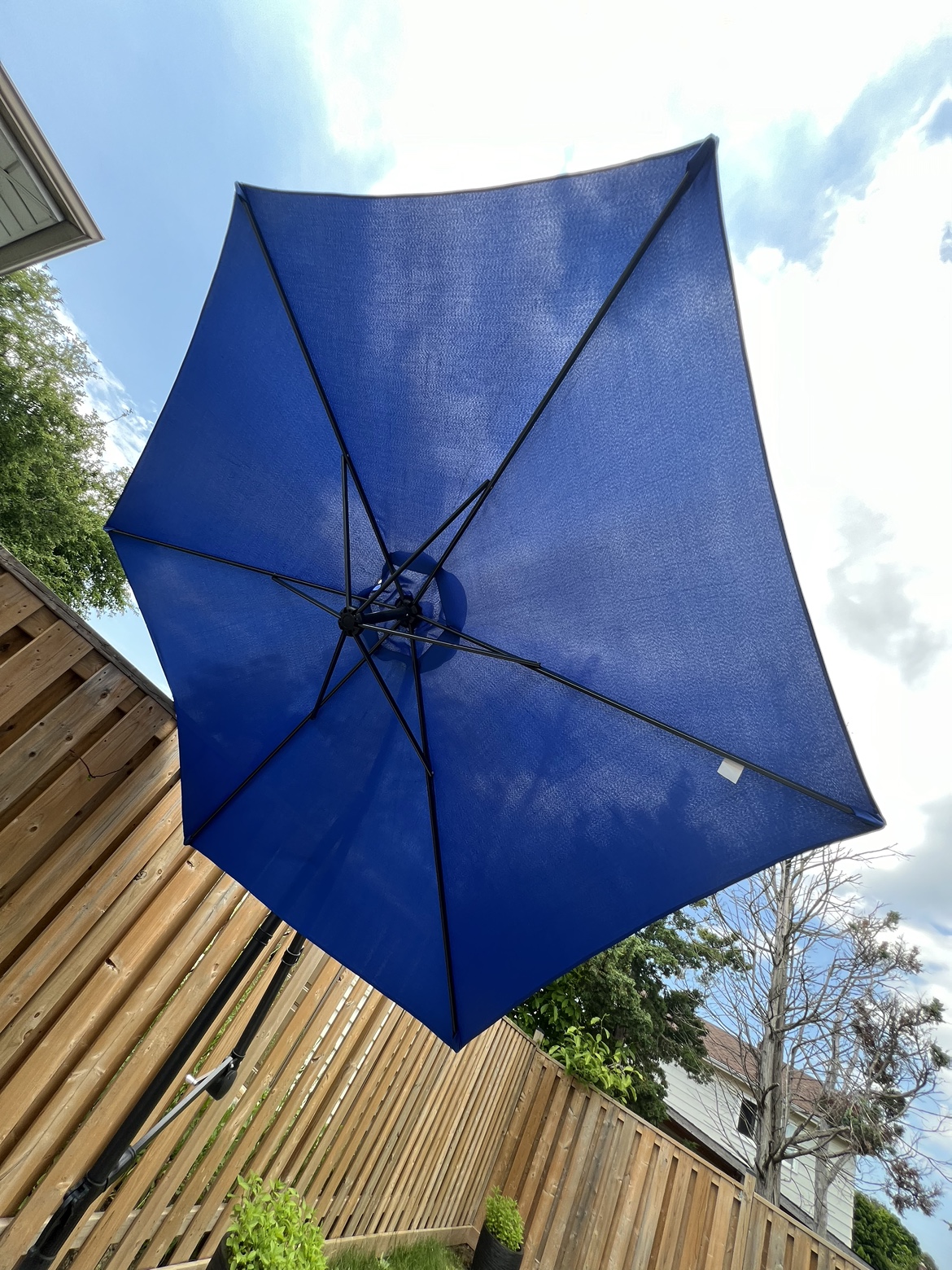 Outdoor umbrella with stand - photo 2