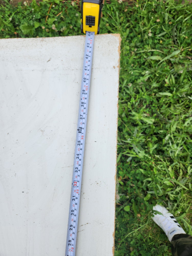 wood/metal folding table - photo 4