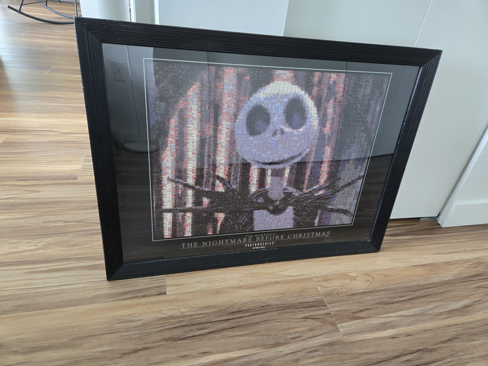 Nightmare Before Christmas Photomosaic by Robert Silvers