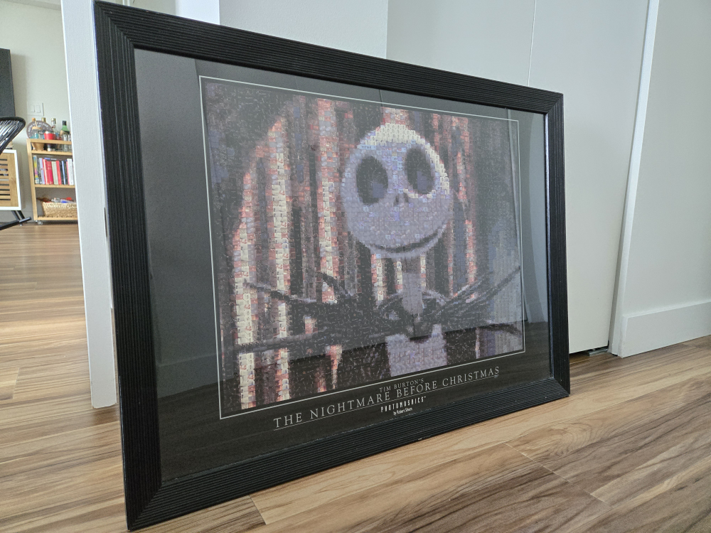 Nightmare Before Christmas Photomosaic by Robert Silvers - photo 2