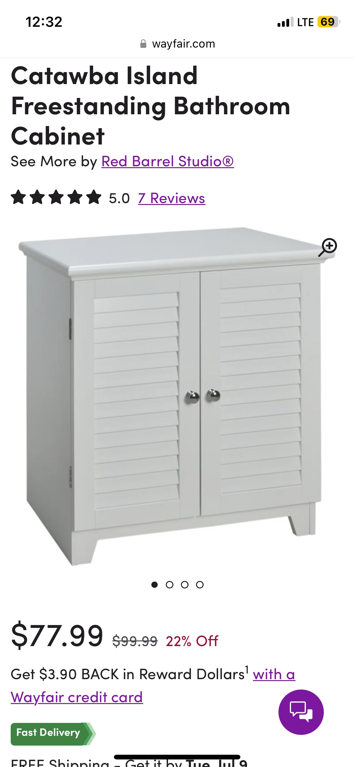Bathroom cabinet New in box
