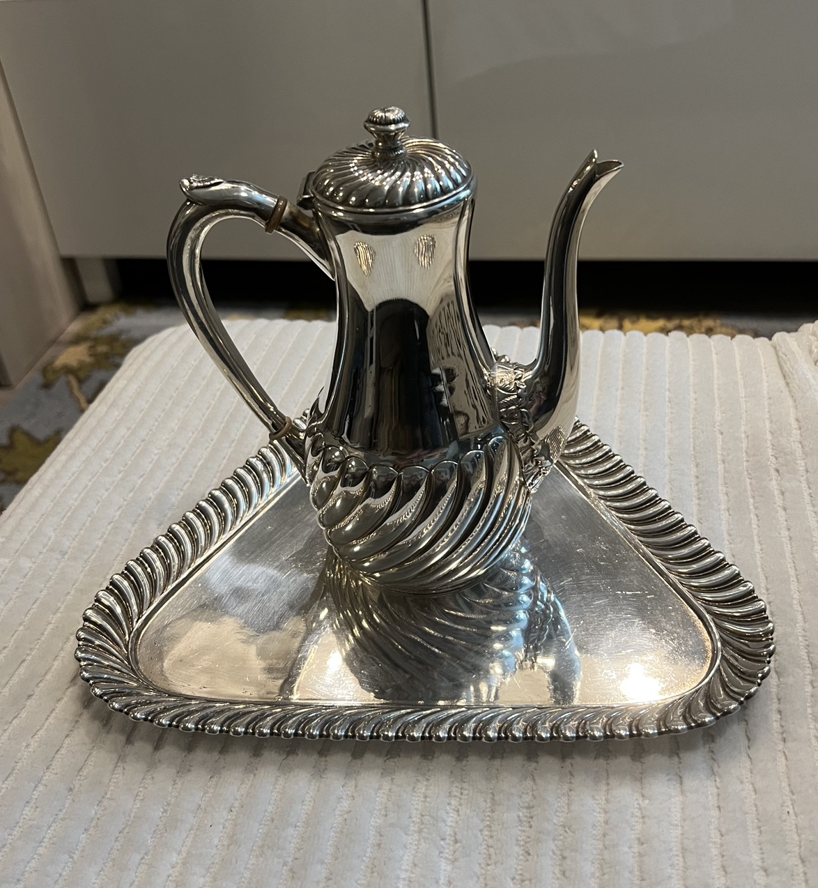 🫖Unique Antique Silver Tea or Coffee Set (Stamped 780) image indicator(3)