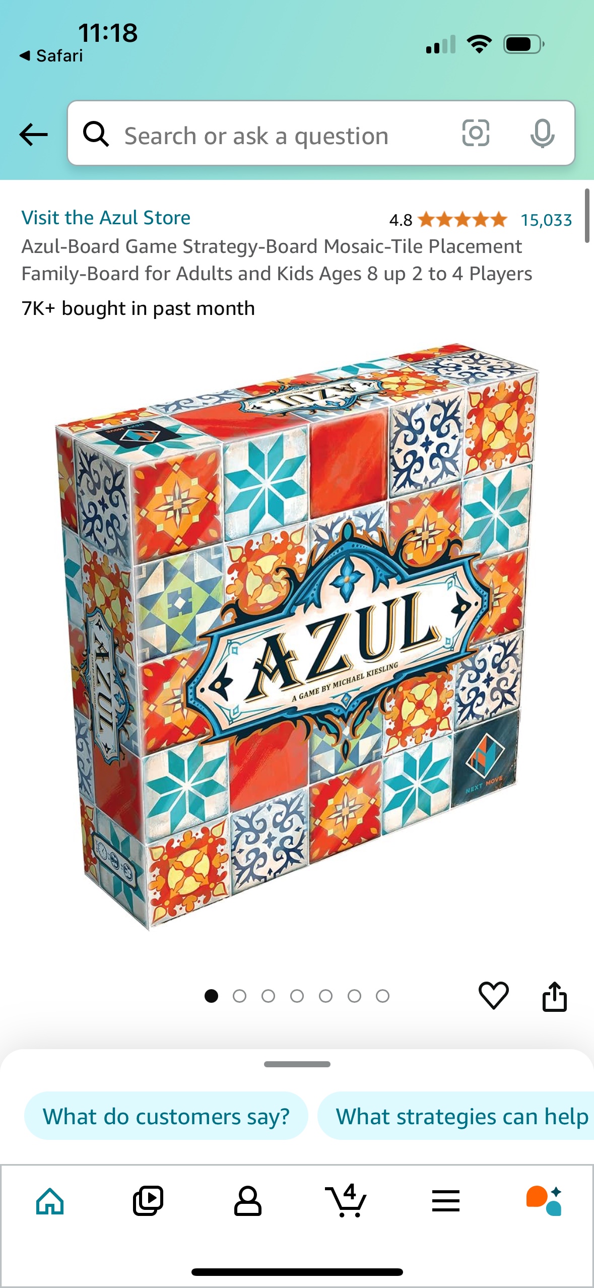 Azul board game