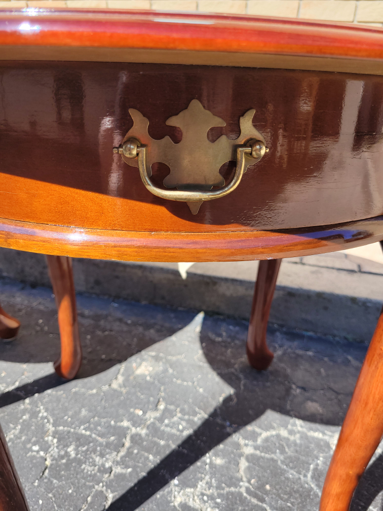 Wood coffee table and end tables - photo 4