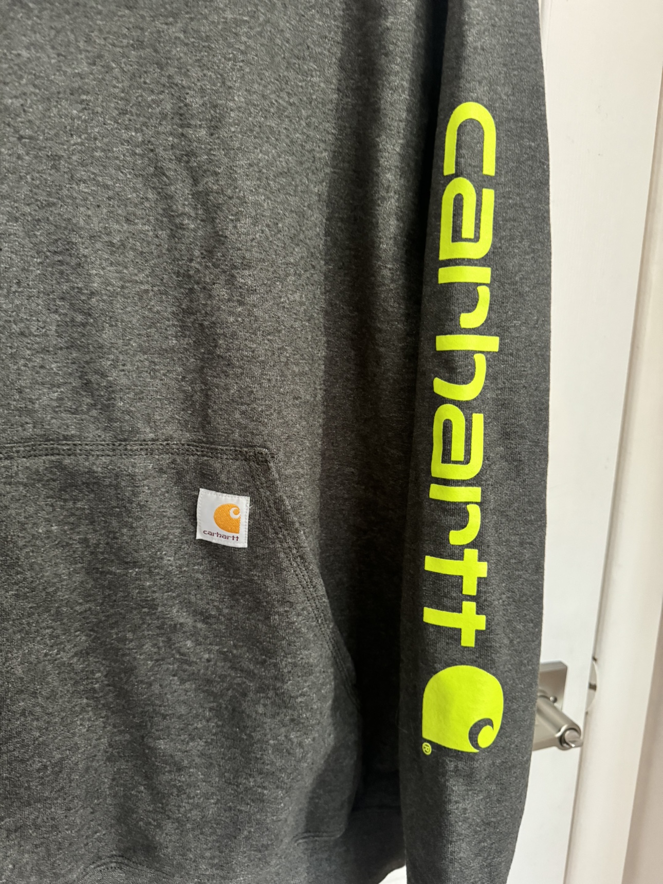 Carhartt Men’s Loose Fit Midweight Logo Sleeve Graphic Hoodie - photo 3