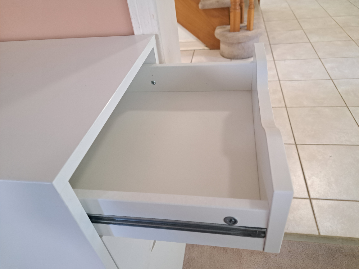 IKEA Drawer unit/drop file storage, white, 36×58x70 cm - photo 2