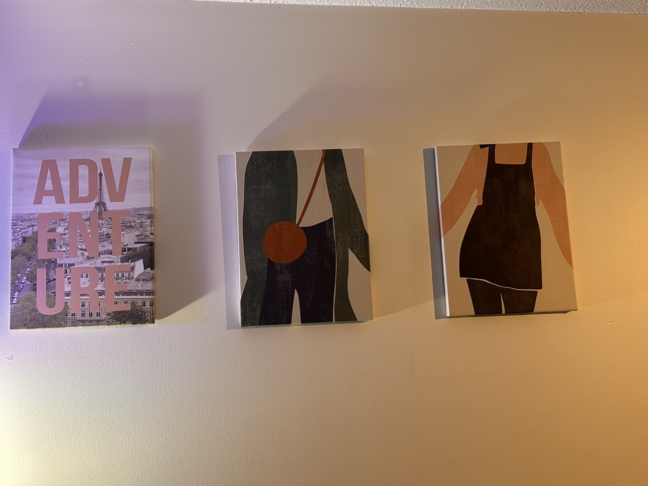 Wall decor ⚽️3 pieces painting⚽️ thumbnail