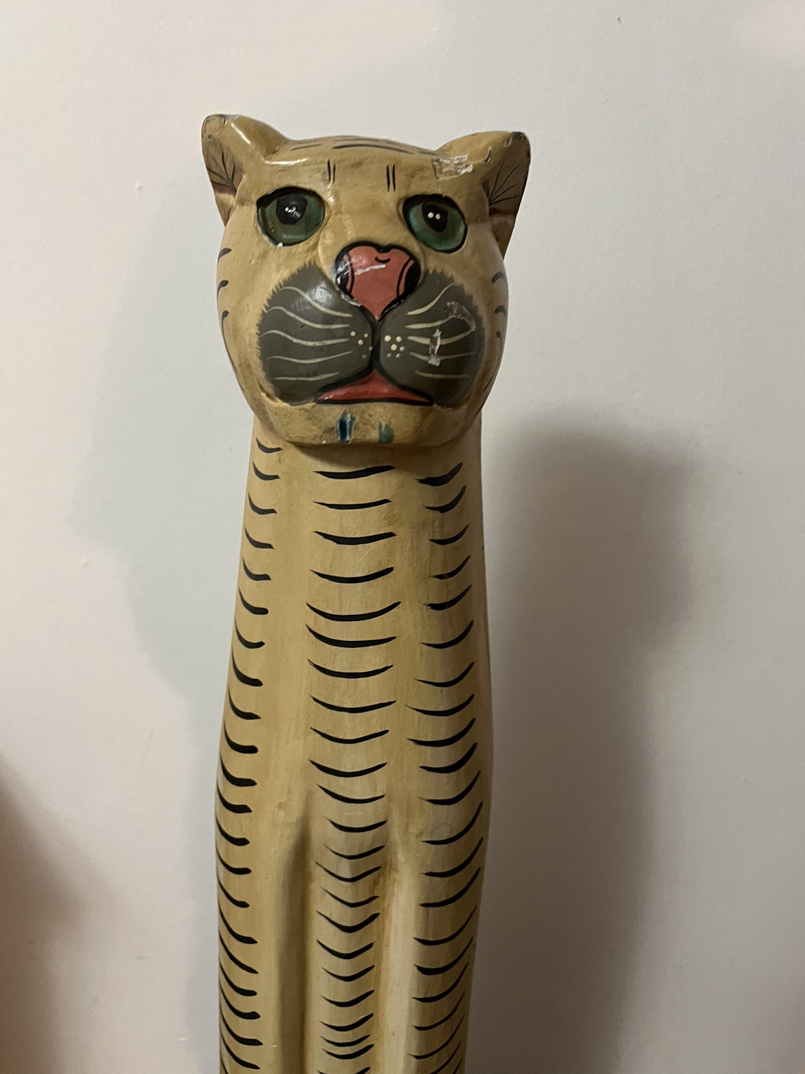 Wood cat statue image indicator(2)