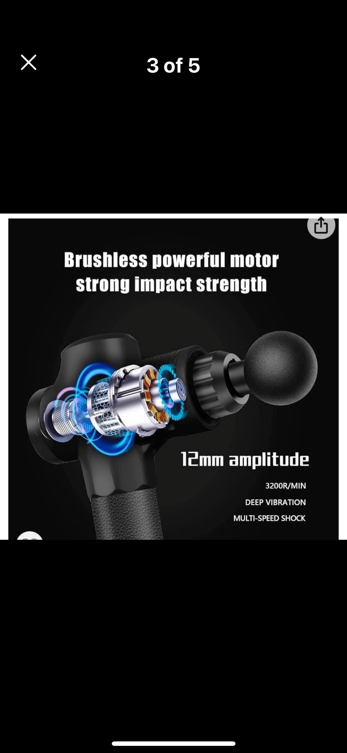 Percussion Muscle Gun for Massage image indicator(3)