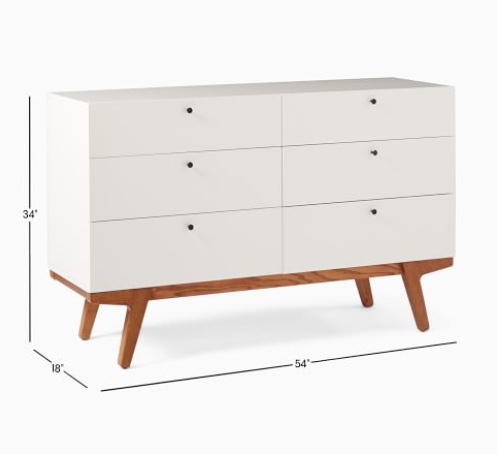 *Moving Sale* West Elm Modern 6 Drawer Dresser - photo 3