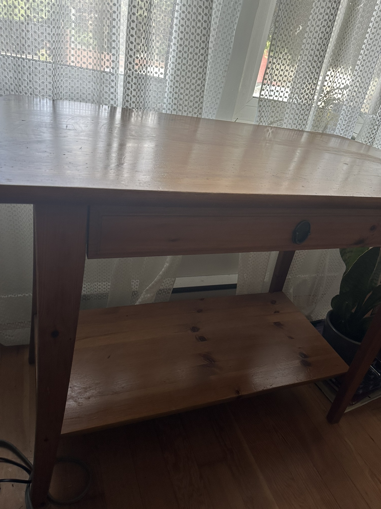 Wood table (TV console or desk)