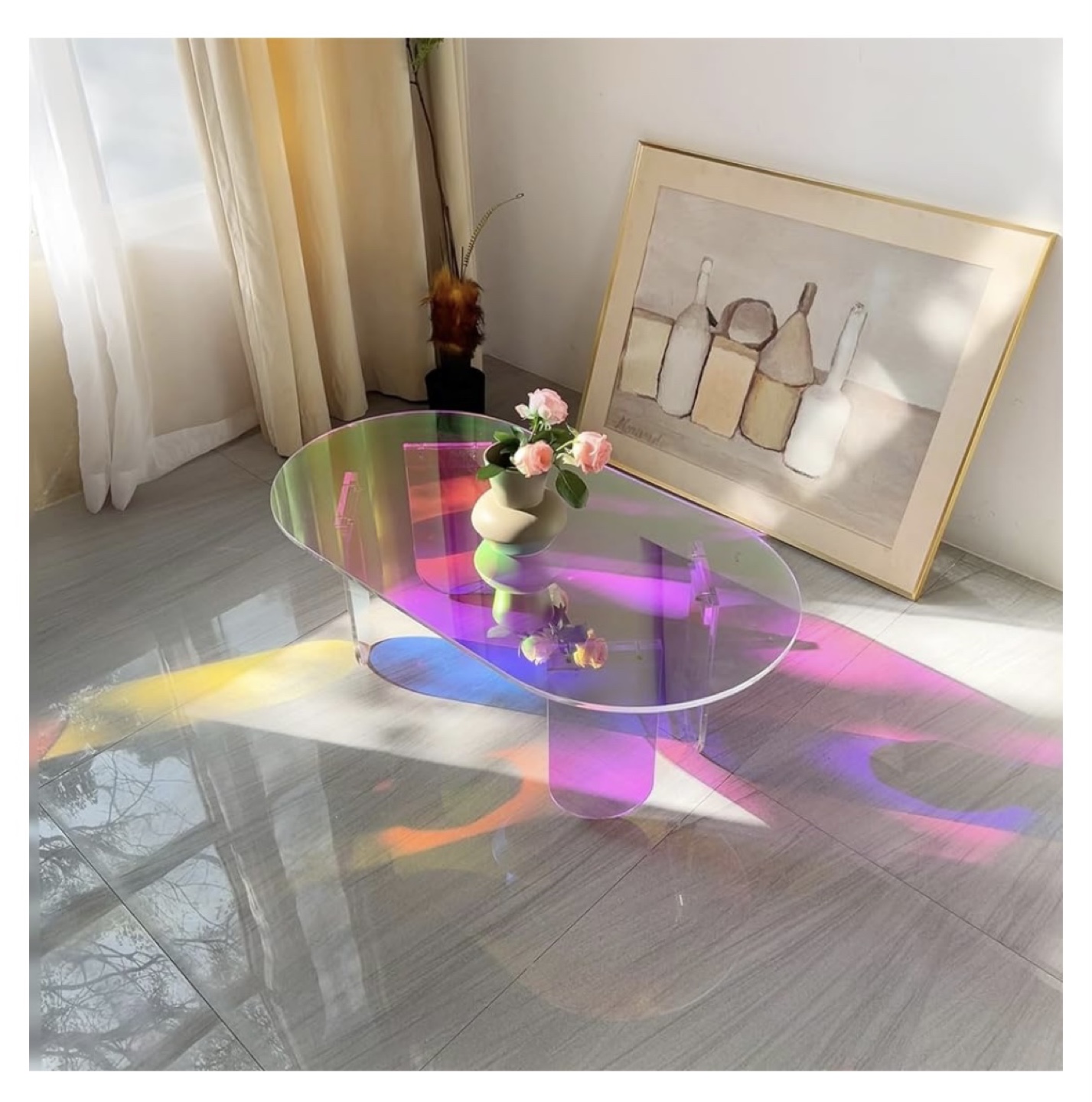 Acrylic coffee table - photo 3