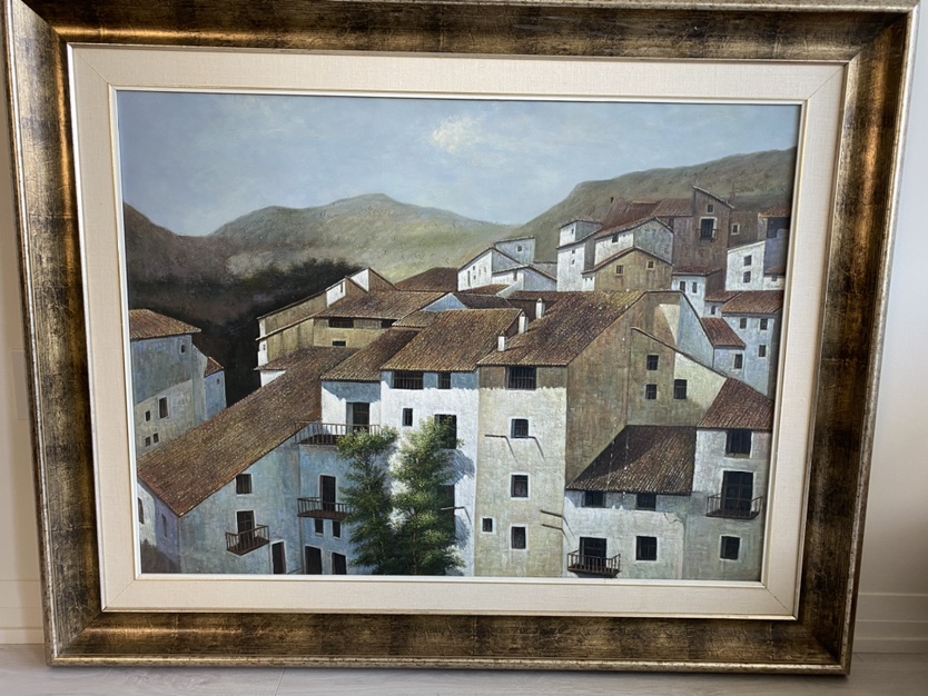Oil painting original framed thumbnail