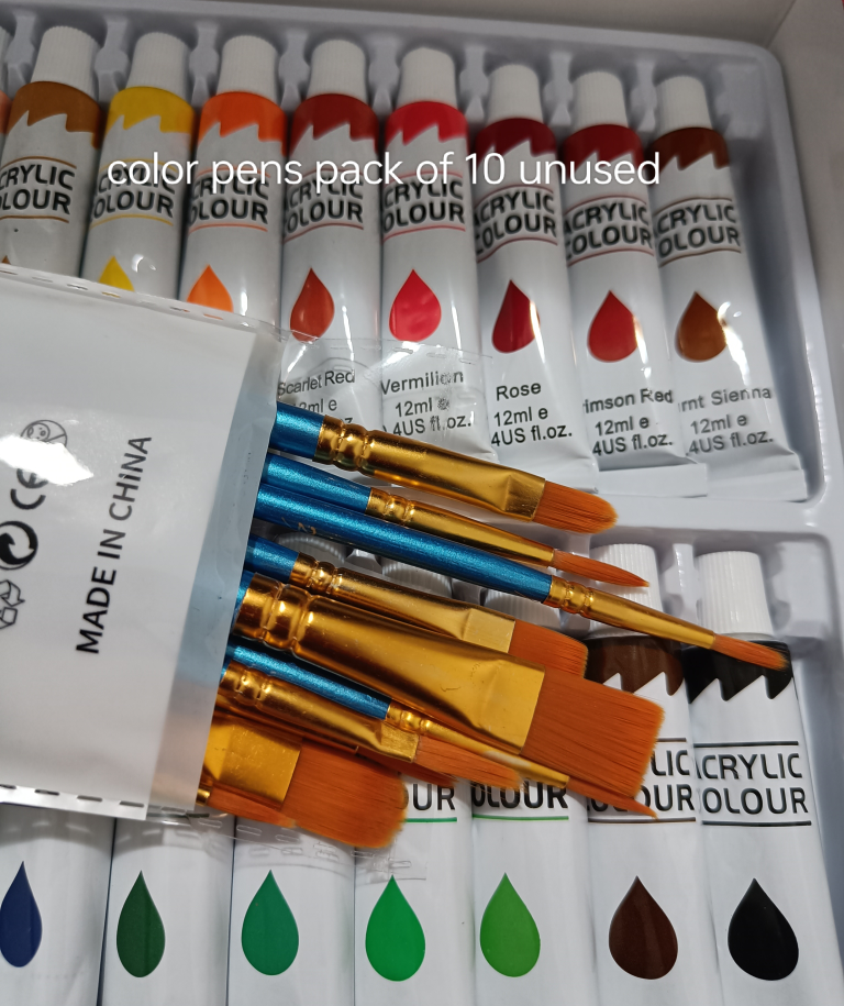 Brand New Non-Toxic Acrylic set 24+brushes+Pallete - photo 3