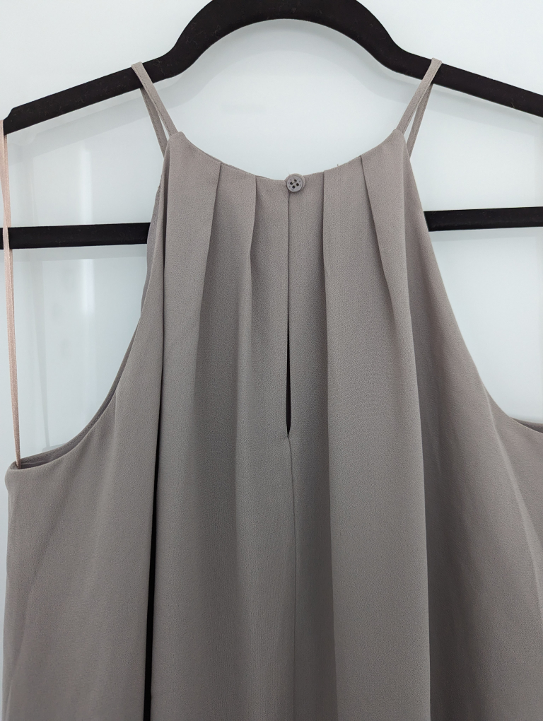 Monk and Lou Gray Lavender Shift Dress XXS image indicator(3)