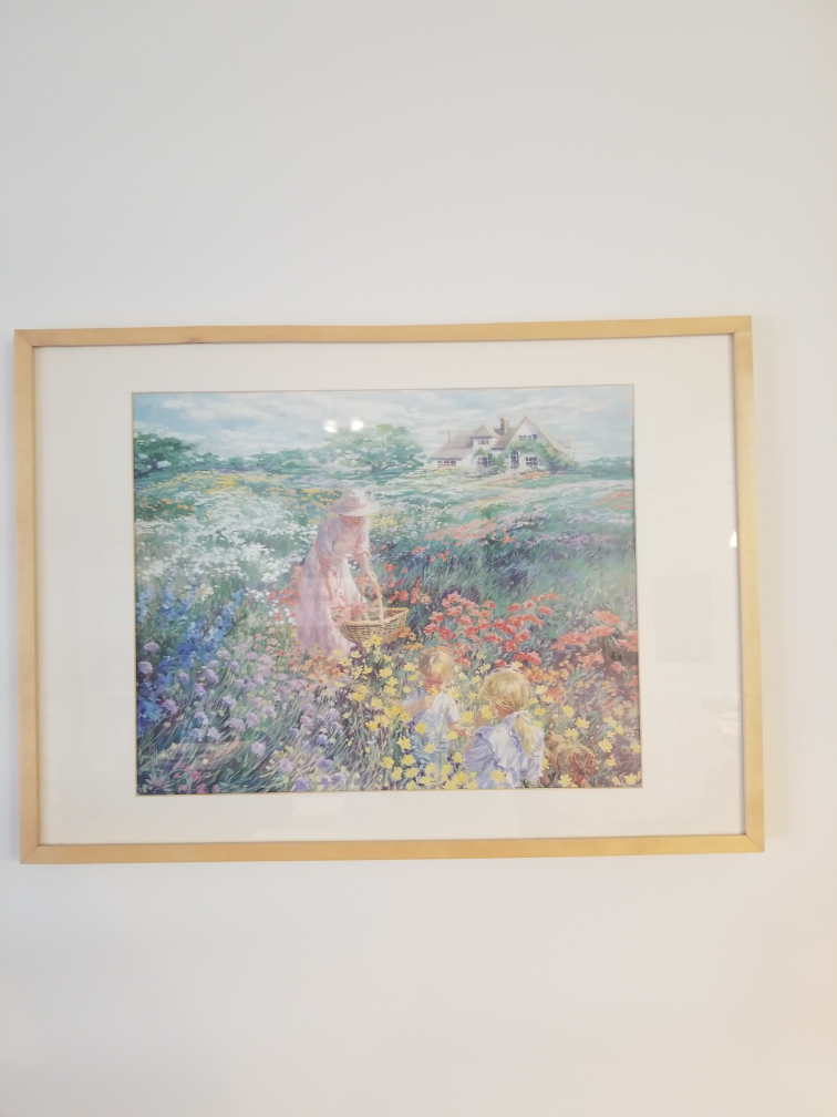 Framed Corinne Hartley print