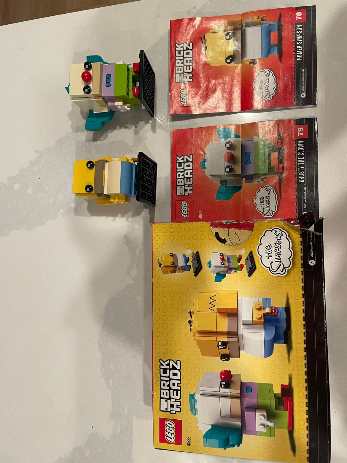 LEGO Brickhedz The Simpsons Homer & Krusty the Clown (41632) image indicator(3)