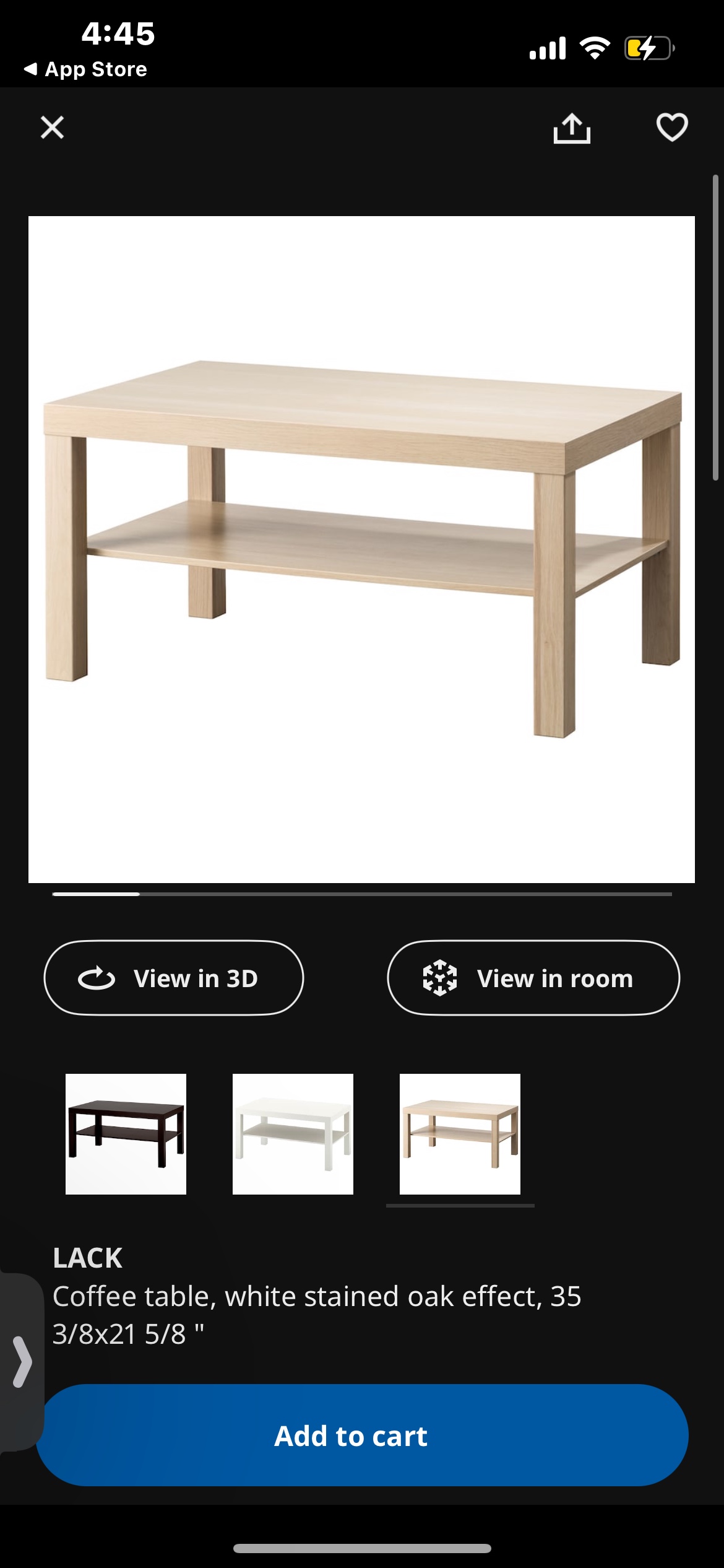 Coffee table