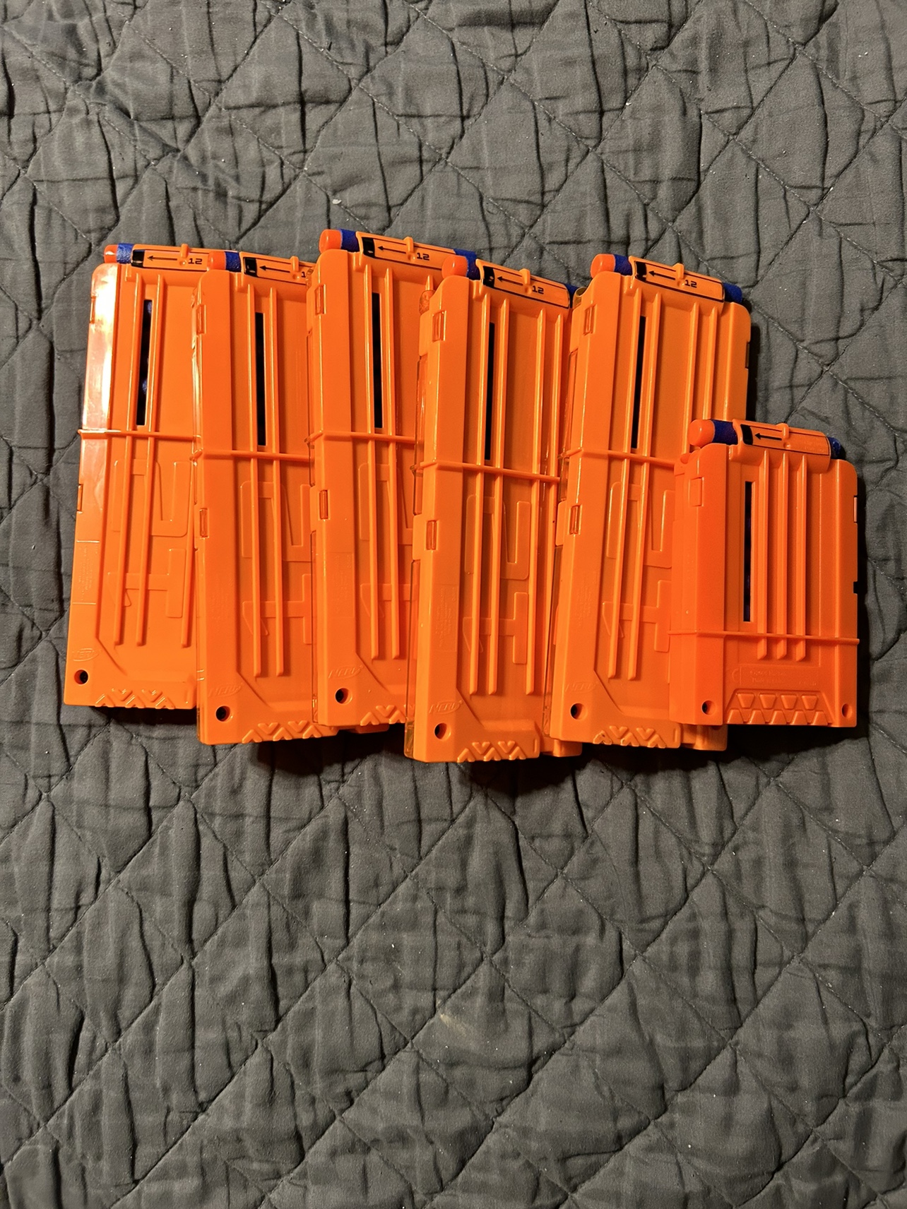 6 Nerf Magazines With Brand New Darts Lot image indicator(4)