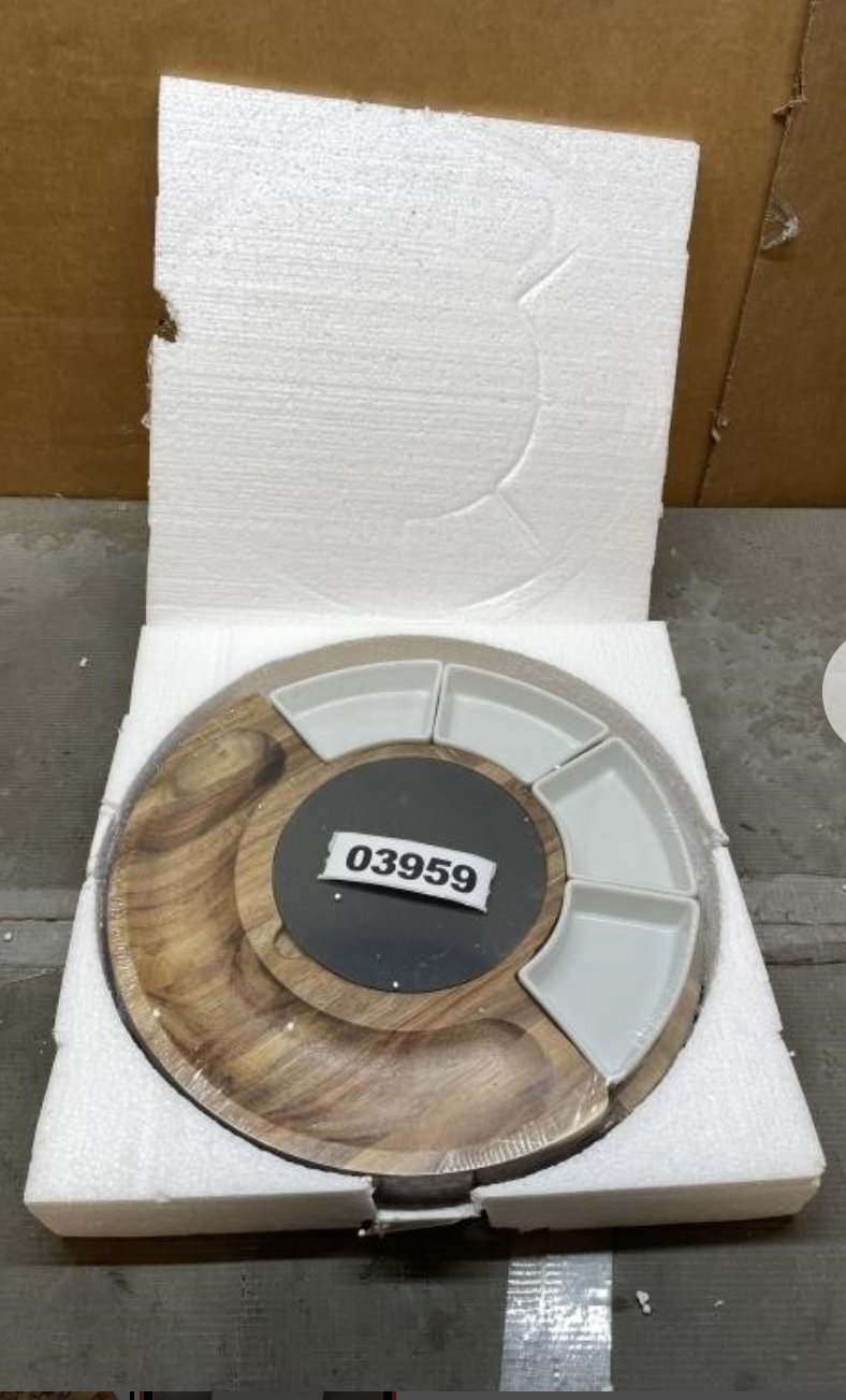 Acadia charcuterie board set and cheese serving platter - photo 3