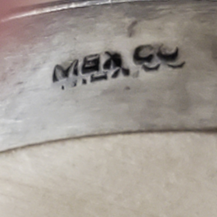 Vtg. Mexico Sterling Bangle Bracelet image indicator(7)