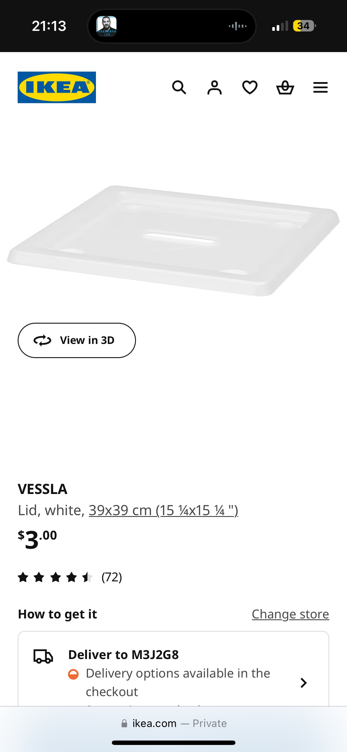 Storage crates - Ikea vessla with lids , must take all 3 - photo 5