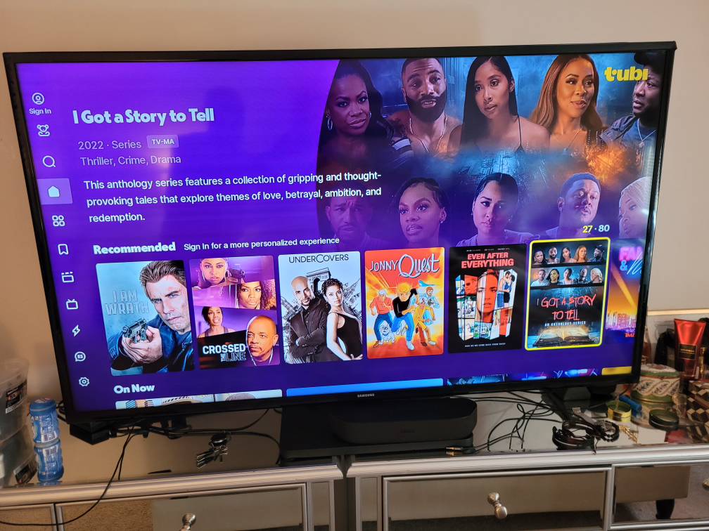 TV 75" Samsung smart tv HDMI - photo 5