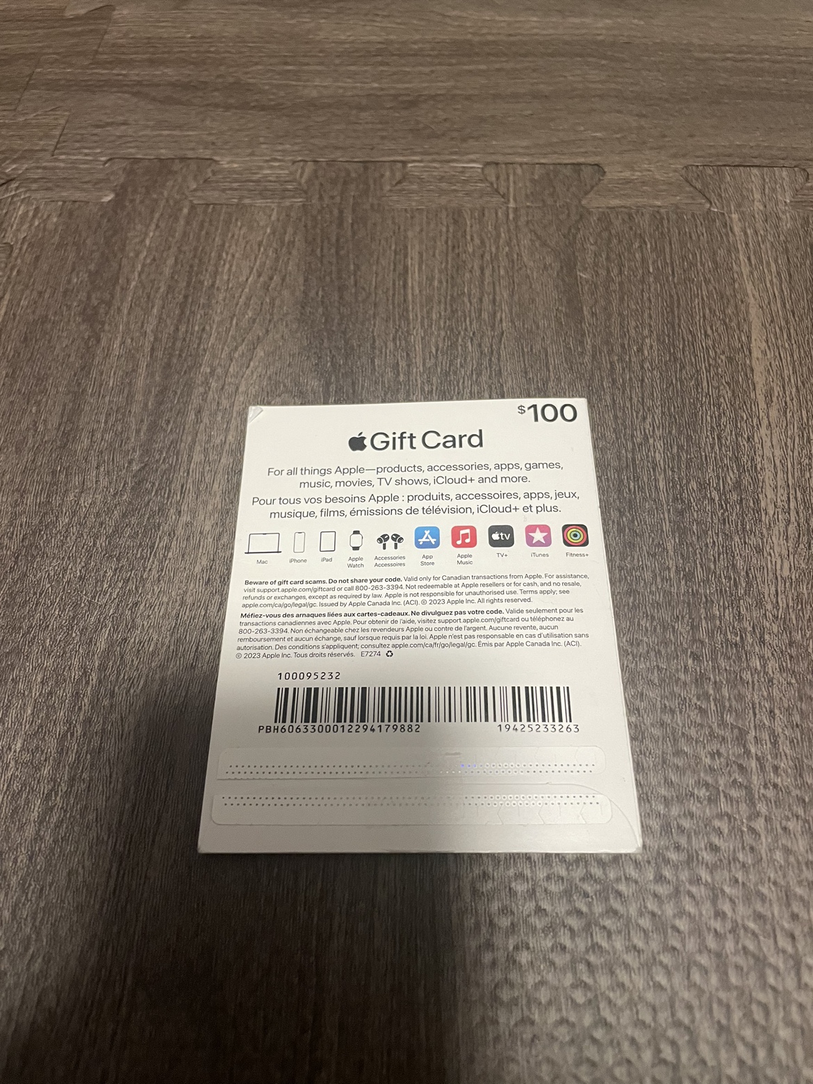 Apple 100$ gift card - photo 2