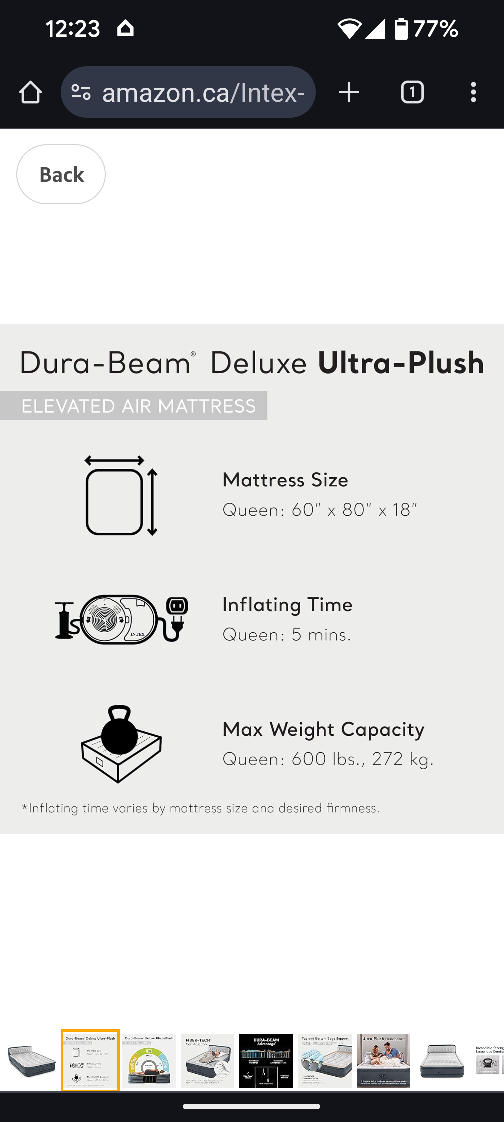 air mattress