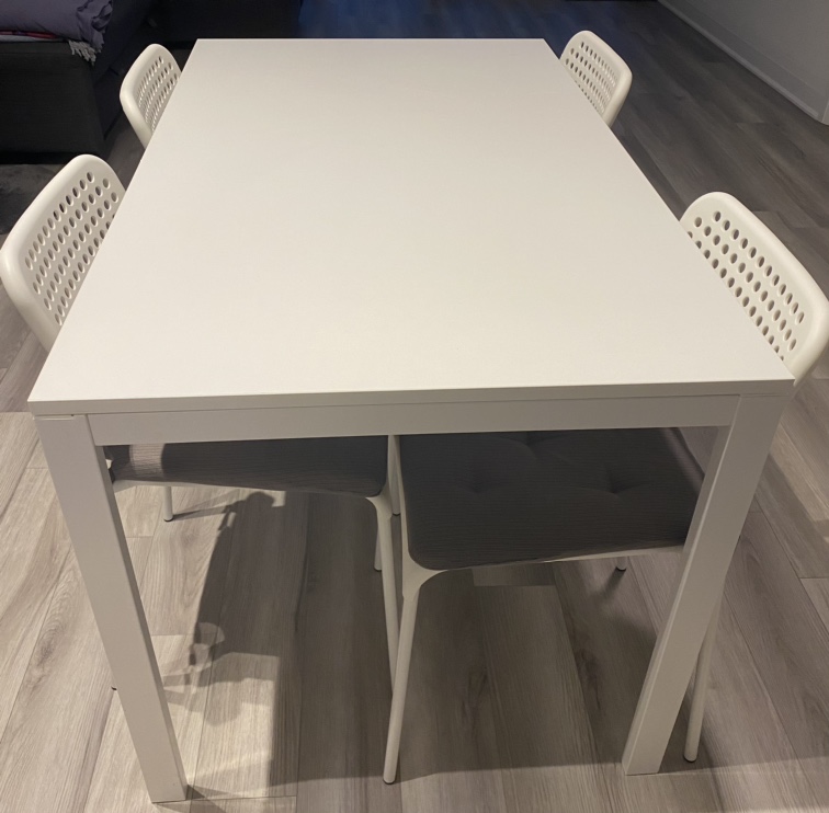 IKEA table set: MELLTORP / ADDE /JUSTINA - photo 4