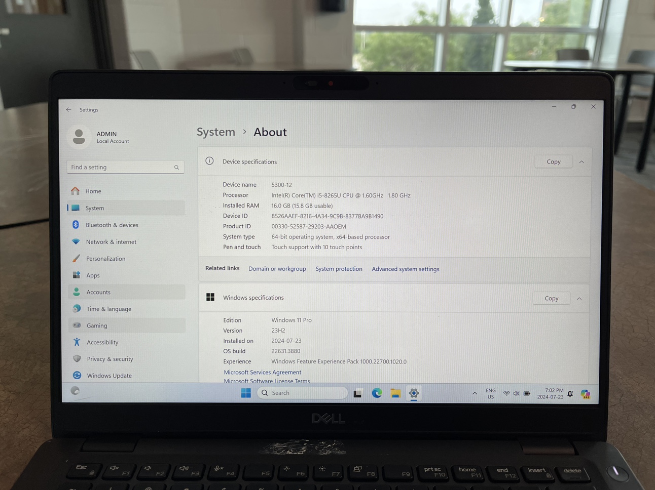 Dell Latitude 5300 Touchscreen Laptop image indicator(7)