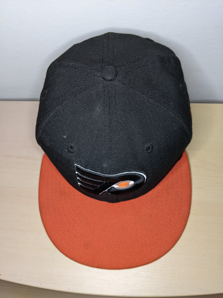 ⚽ Philadelphia Flyers NHL New Era 59FIFTY Fitted Hat Cap Size 7 image indicator(2)