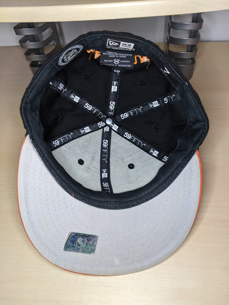 ⚽ Philadelphia Flyers NHL New Era 59FIFTY Fitted Hat Cap Size 7 image indicator(4)