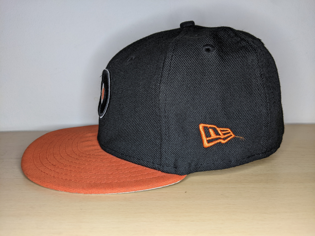 ⚽ Philadelphia Flyers NHL New Era 59FIFTY Fitted Hat Cap Size 7 image indicator(6)
