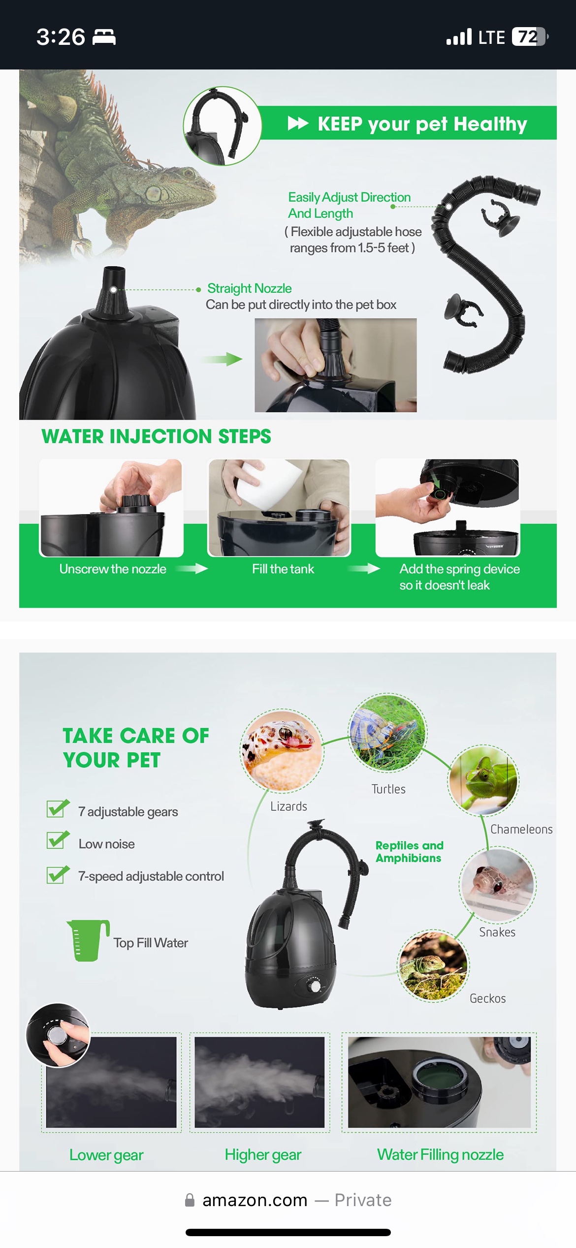 Reptile Humidifier/Fogger/Mister - photo 5