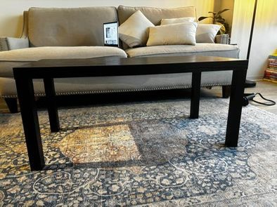 Black coffee table